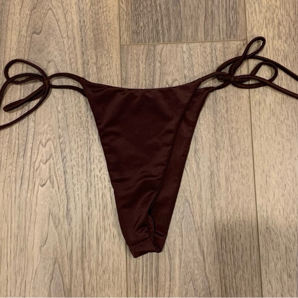 AEXAE Side Tie Bikini Swim Bottoms